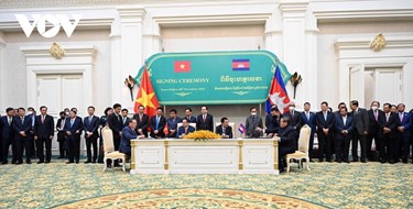 Đài TNVN và Bộ Thông tin Campuchia ký thỏa thuận hợp tác
